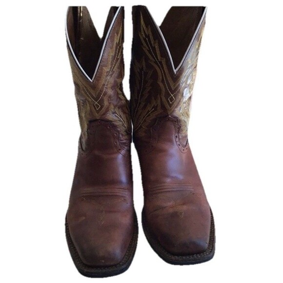 Ariat Men's Adriano Moraes Bull Rider Boot Western Cowboy Sz 10 D Style 10008801 - Picture 11 of 12